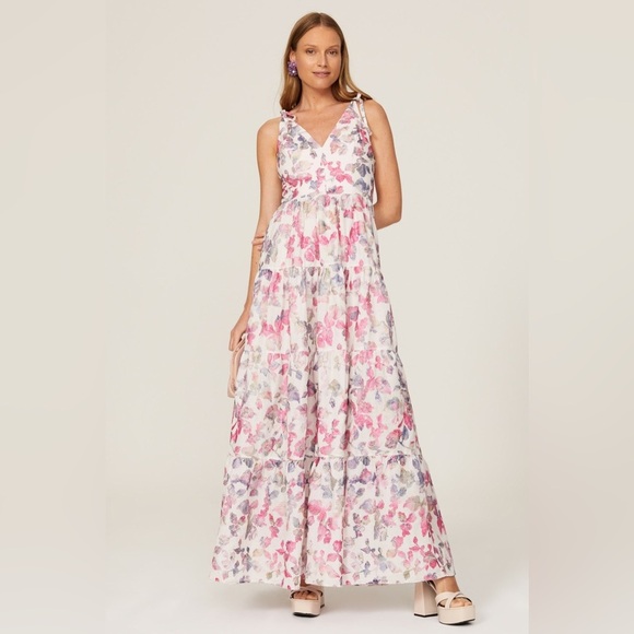 Dress the Population Women’s Floral‎ Pearl Maxi, size Medium, EGUC - Picture 1 of 8